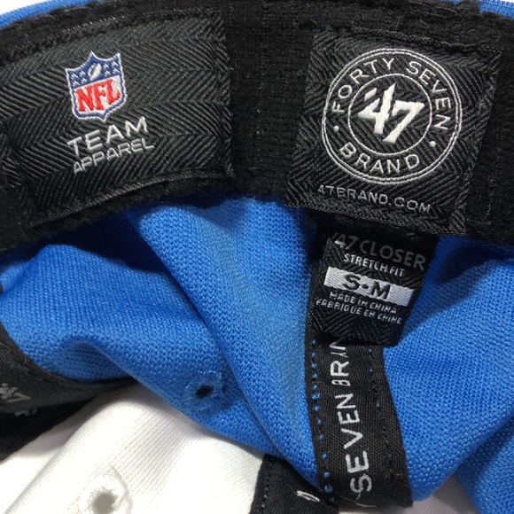 Los Angeles Chargers NFL ‘47 Closer Battlehawk Men’s Hat Cap *wear on edge visor - Picture 5 of 6